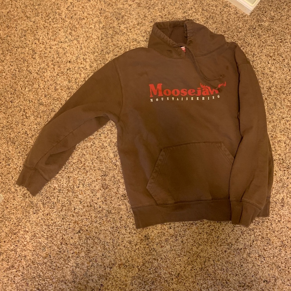 Large Brown Moosejaw Hoodie